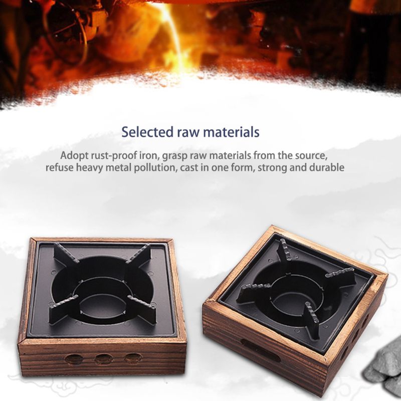 Portable Cooking  Grills Square  Stove Commercial Solid  Stoves for Household Old Dry Stew Hot Pots