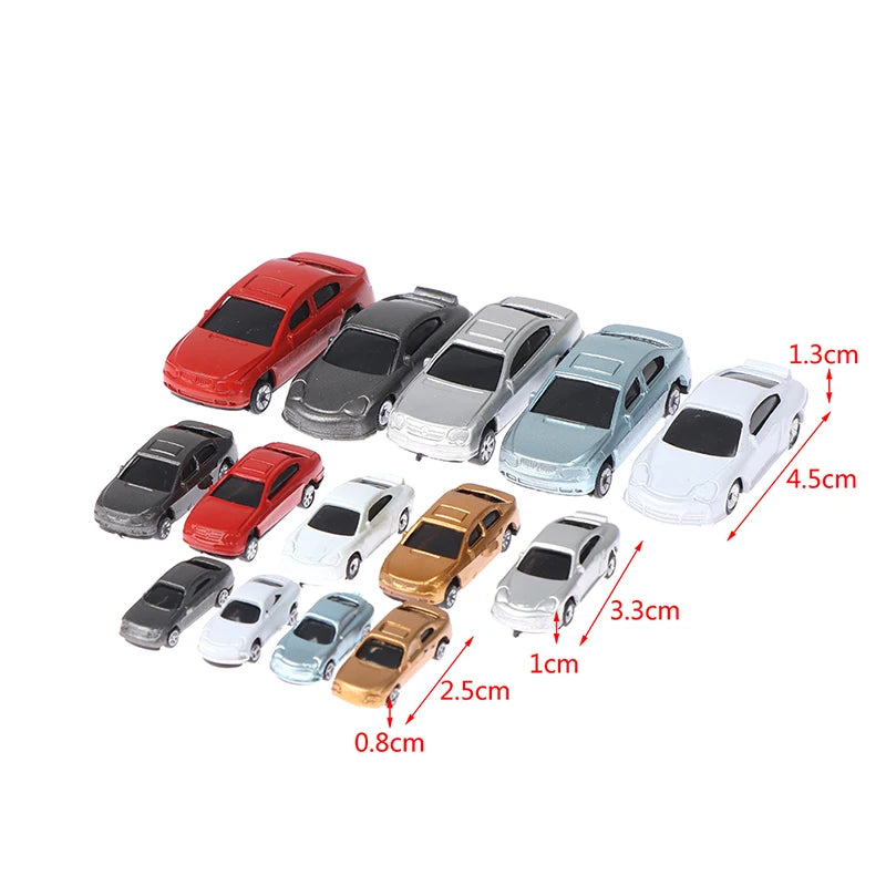 1:100-200 Dollhouse Miniature Car Truck Container Model Car Toy Doll Decor Toy