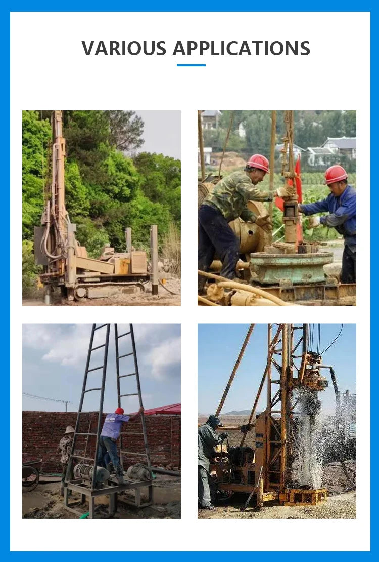 YG 200m Deep Hydraulic Good Quality Water Well Drilling Rigs Pneumatic Drill Machine for Sale