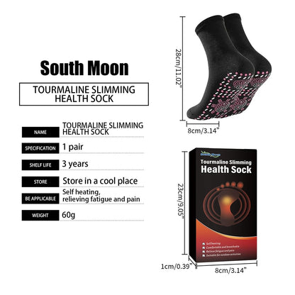 Winter Warm Self Heated Massage Socks Therapy Non-slip Therapy Massage Socks Comfortable Arch Support for Camping Hiking Skiing