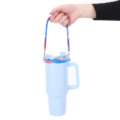 Silicone Water Bottle Handle Fit Most 8-40oz Bottle Water Bottle Strap Water Bottle Holder for Stanley Cup Accessories