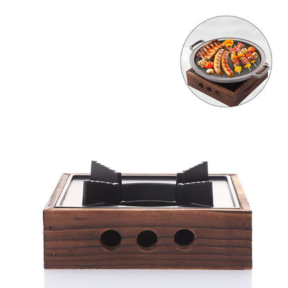 Portable Cooking  Grills Square  Stove Commercial Solid  Stoves for Household Old Dry Stew Hot Pots