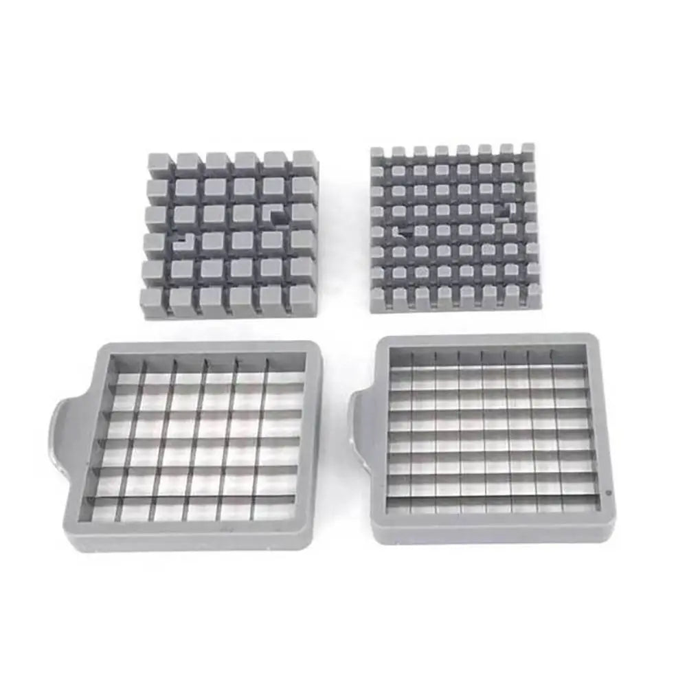 Silver 64 Hole 36 Hole Potato Slicer Stainless Steel French Fries Slicer Blade Vegetable Shredder Meat Chopper Blade