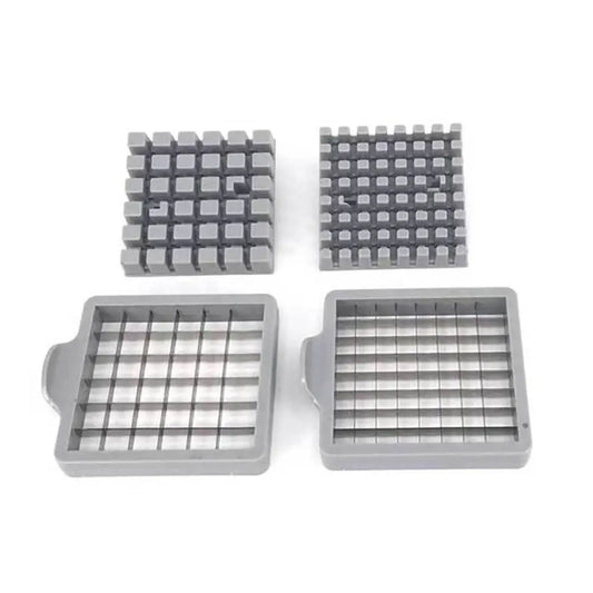 Silver 64 Hole 36 Hole Potato Slicer Stainless Steel French Fries Slicer Blade Vegetable Shredder Meat Chopper Blade