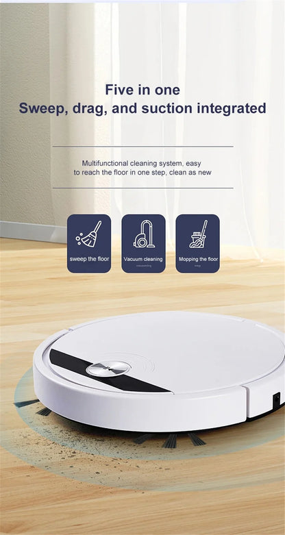 3 In 1 Smart Sweeping Robot Home Mini Sweeper Sweeping and Vacuuming Wireless Vacuum Cleaner Sweeping Robots For Home Use