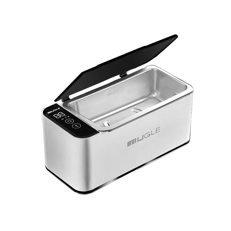 Xiaomi Ultrasonic Cleaning Box SUS304 Stainless Steel Timing LED Digital Display Touch Key Household Mini Jewel Glasses Cleaners