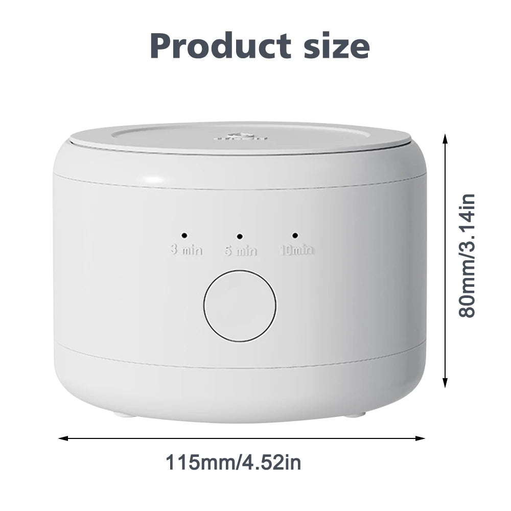 15W Ultrasonic Cleaner for Dentures Professional Ultrasonic Cleaning Machine for Dental Jewelry Watch Eye Glasse Makeup Brush