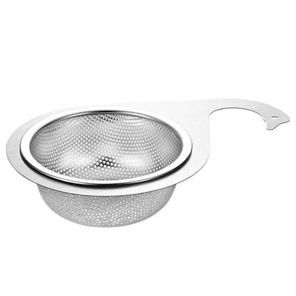 1/2 PCS Stainless Steel Hanging Sink Strainer Dry And Wet Separation Colander Drain Basket Drain Rack for Filter Kitchen Waste