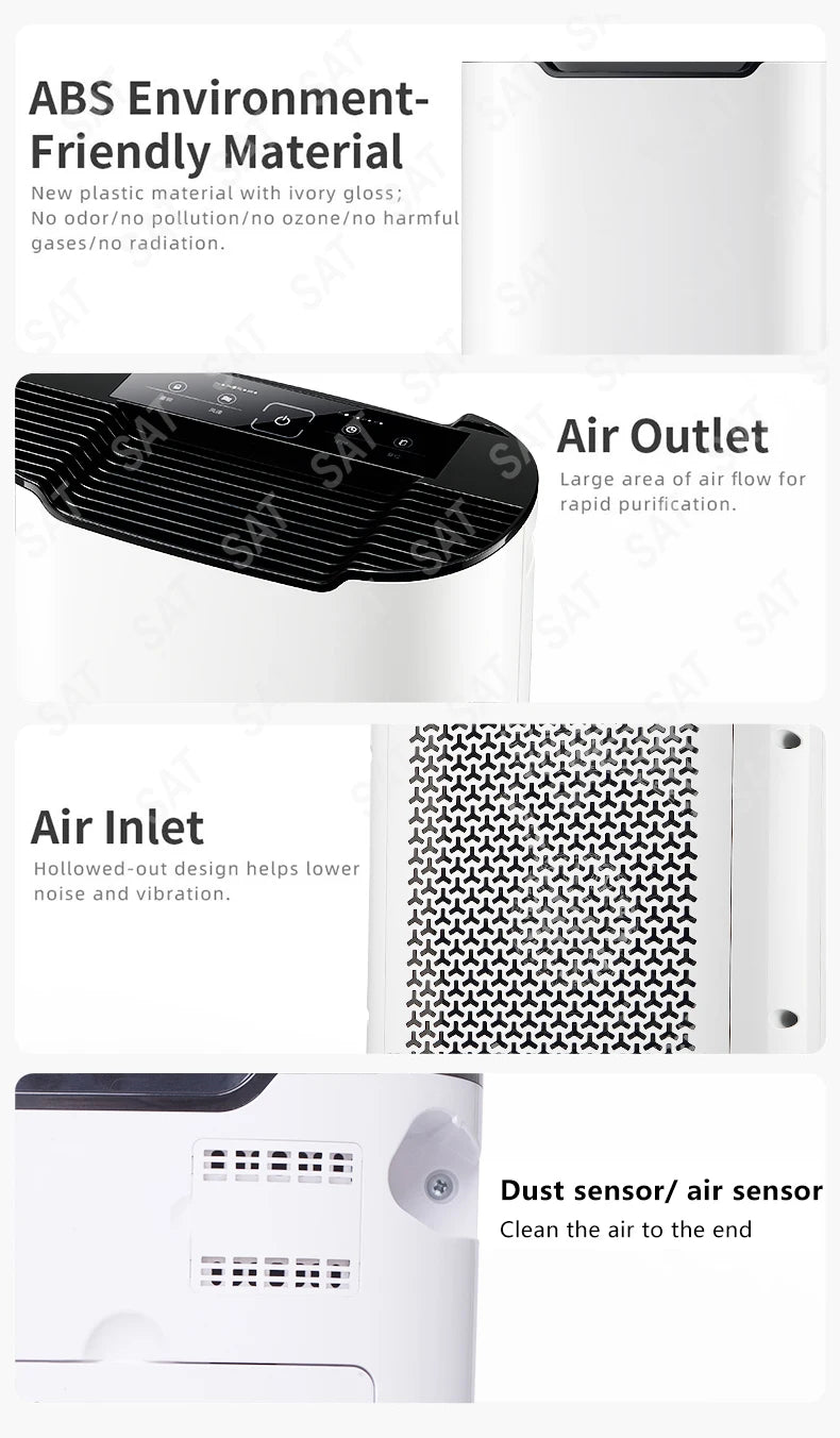 for Smart Portable H14 HEPA Air Purifier Aromatherapy Mini Electric ROHS Certified WiFi Connectivity Air Cleaning Purification