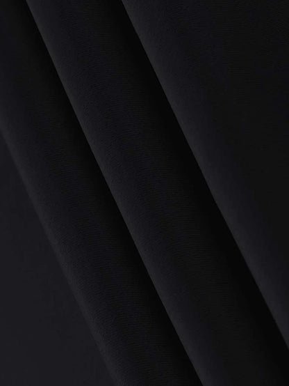 1PC Durable, and Fashionable Black High Blackout Curtains for Bedroom and Living Room