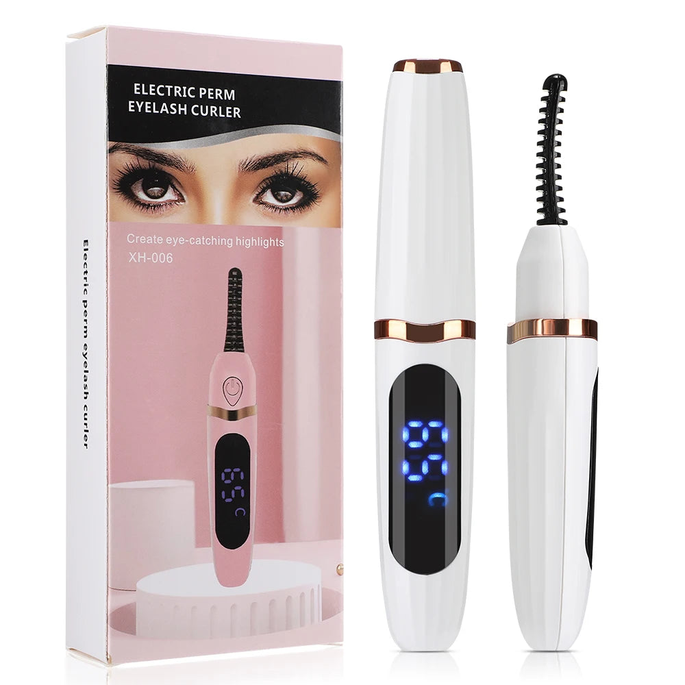 Electric Eyelash Curler Ironing Curler Zero Damage More Natural Curler Heating Digital Display Eyelash Curler Long-lasting Curl