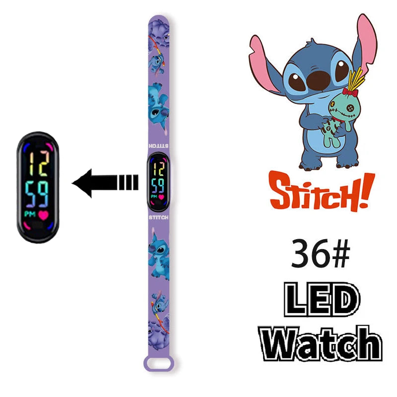 Pokemon Ninja Turtles Children's Watch Anime Character Luminous Bracelet LED Touch Waterproof Sports Kids Watches Gifts Toys