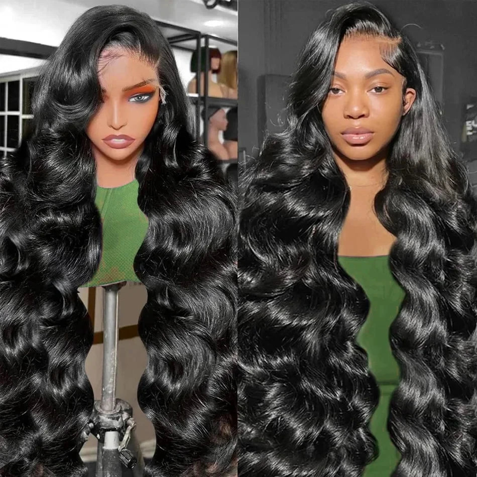 13x4 HD Lace Frontal Body Wave Wigs Human Hair 360 Lace Wig Pre Plucked for Women 13x6 Brazilian Lace Front Wig With Baby Hair