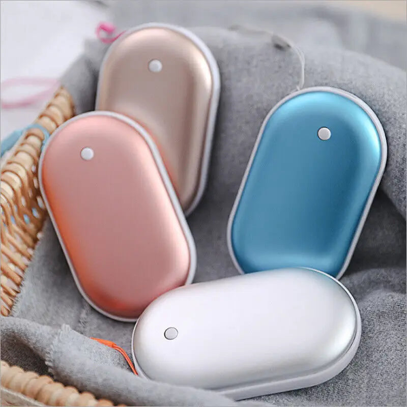 5200Mah Portable Hand Warmer Mini Power Bank USB Rechargeable Winter Heater UK