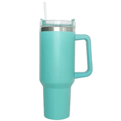 40oz Mug Tumbler With Handle Insulated Stainless Steel Coffee Tumbler With Lids Straw Tumbler Termos Cup for Travel Thermal Mug