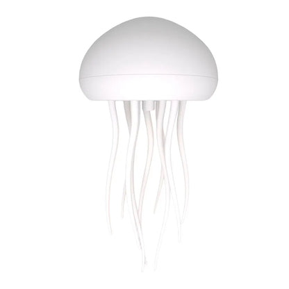 RGB Gradient Jellyfish Atmosphere Bedside Lamp Rechargeable Desk Lamp with Dancing Legs and Touch Sensor Voice Control