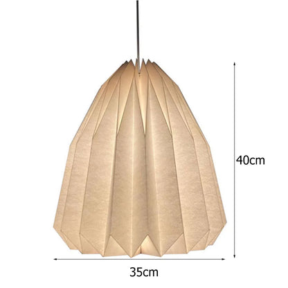 1PC Creative Origami Ceiling Lamp Shade Living Room Restaurant Cafe Hanging Lamp Cover Nordic Style Lampshade Bedroom Decoration