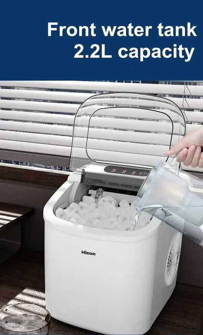 15KG Ice Machine Portable Electric Ice Maker Machine Mini Countertop Ice Cube Maker Appliance Home Commercial Ball Maker