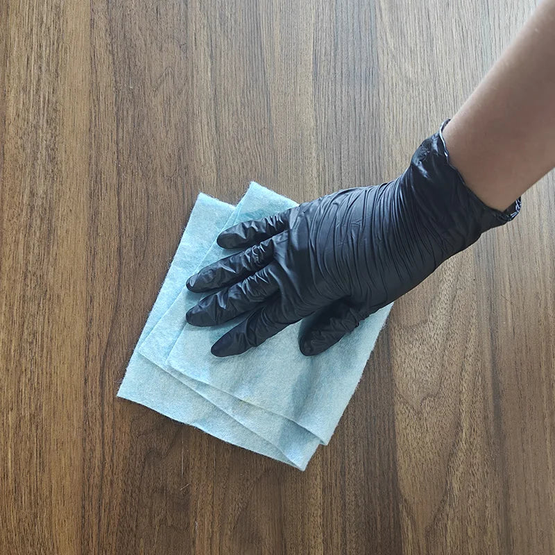 50/100PCS Black Nitrile Gloves Powder Free Waterproof Disposable Gloves for Household Cleaning Food Handling Cleaning Tools