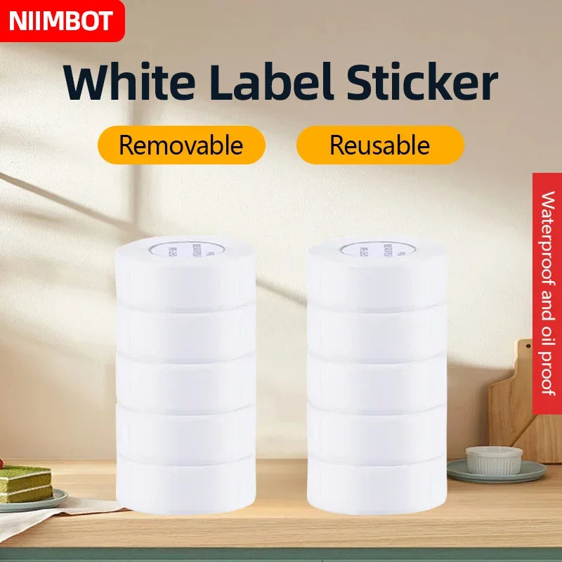 NIIMBOT D11/D110/D101/H1 Mini self-adhesive thermal label paper,   price tag, stickers, item cla Label Sticker