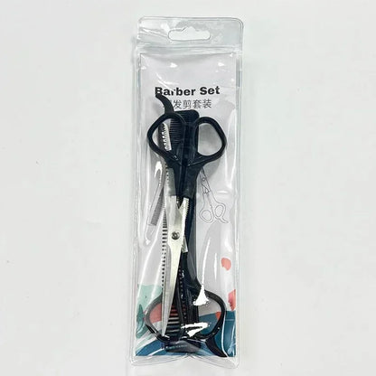 3pcs/Lot Thinning and Cutting Hair Scissors Set Hair Comb Steel Hairdressing Shear Styling Tool Sharp Haircutting Scissor Kit