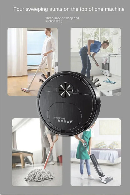 Xiaomi 3-in-1 Smart Sweeping Robot Vacuum Cleaner 4000 Pa Robot Vacuum Cleaner Suction Power Great for Pet Hair Carpets Floors