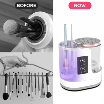 2025 Electric Makeup Brush Cleanser, Rechargeable Makeup Brushes Cleaning Tool, Automatic Brush Cleaning Holder