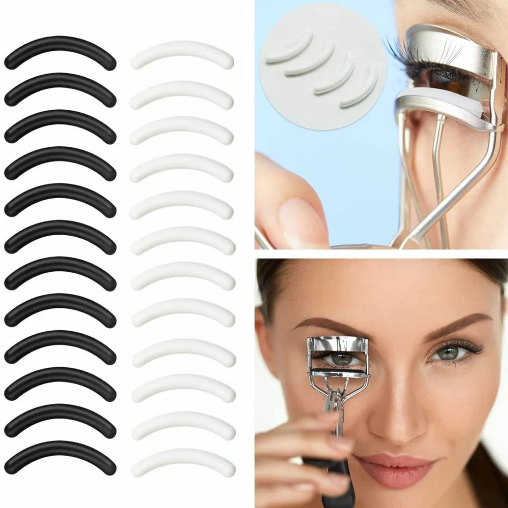 10/20/50PCS Eyelash Curler Replacement Pads Women's Lash Rubber Curler Refills Pads Beauty Eyelashes Makeup Curling Styling Tool