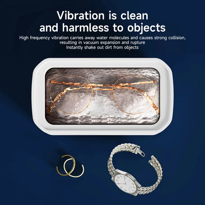 Xiaomi Ultrasonic Cleaning Machine Glasses Cleaning Machine Large Capacity Jewelry Braces Professional Cleaner 650ml For Jewelry