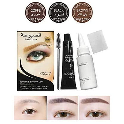 1 PC Professional Series Eyelash Eyebrow Dye Gel 15-minute Fast Tint Easy Dye Eyelash Brown Black Color Tint Cream Kit