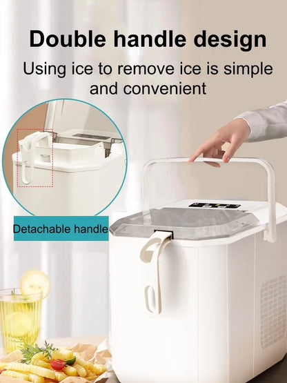 15KG Ice Machine Portable Electric Ice Maker Machine Mini Countertop Ice Cube Maker Appliance Home Commercial Ice Ball Maker