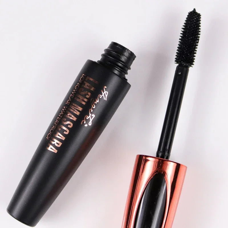 1 Piece 4D Silk Fiber Lash Curling Mascara Waterproof Mascara for Eyelash Extension Black Thick Eye Lashes Makeup Cosmetic