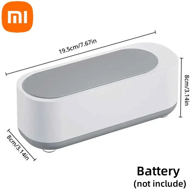 Xiaomi Ultrasonic Cleaning Machine 45KHz High Frequency Multifunctional Vibration Cleaner USB Charge Jewelry Ring Glass Cleaner