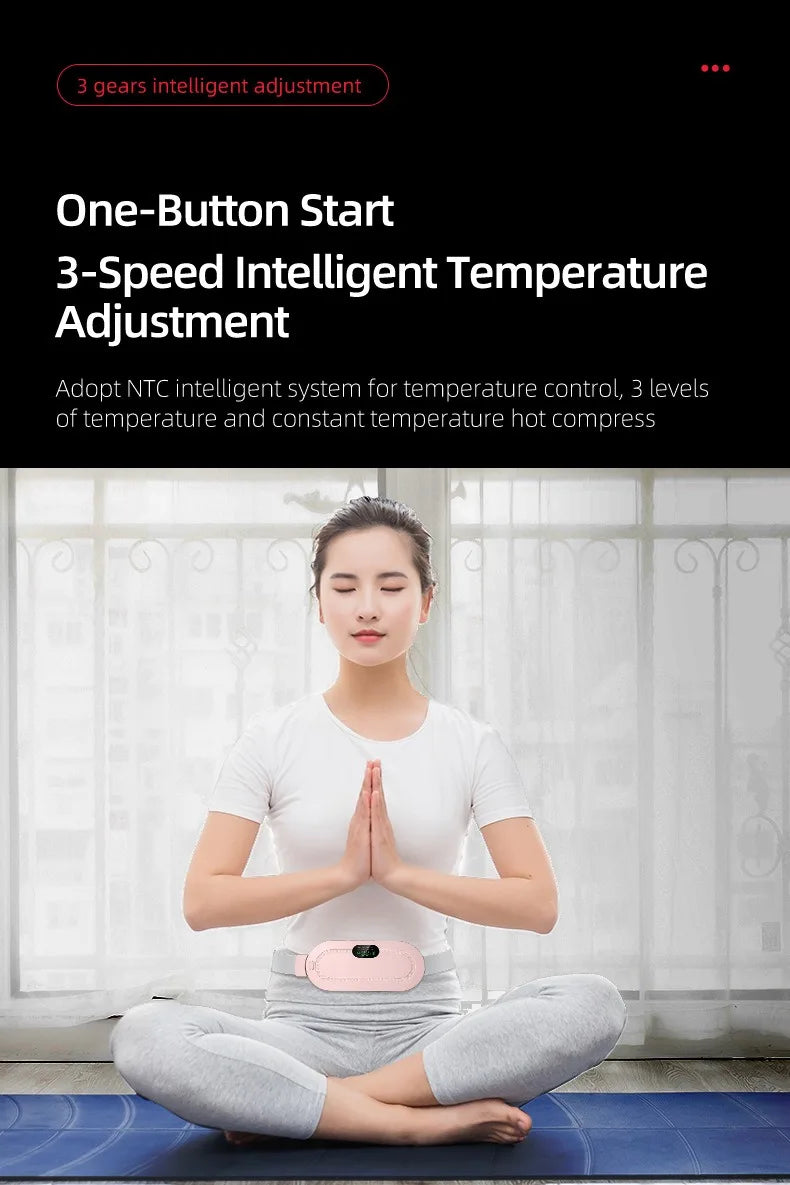 usb Massage belt for girls, warm belly during menstruation, warm and comfortable abdominal therapy device, waist massage device