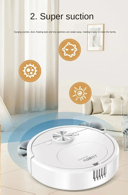 Xiaomi 3-in-1 Smart Sweeping Robot Vacuum Cleaner 4000 Pa Robot Vacuum Cleaner Suction Power Great for Pet Hair Carpets Floors