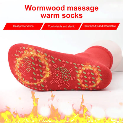 1 pair Self Heating Socks Tourmaline Magnetic Socks Health Care Therapy Socks Men Women Foot Massager Winter Warm Socks