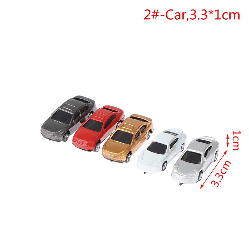 1:100-200 Dollhouse Miniature Car Truck Container Model Car Toy Doll Decor Toy