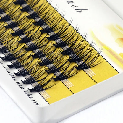 20/30D Mink Eyelashes Natural Eyelash bunches 1 box/60 bundle 3D Russian individual Eyelash Cluster Makeup Tool Lashes Wholesale