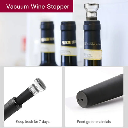 1Set Electric Wine Opener Automatic Corkscrew AA Battery Wine Bottle Opener With Foil Cutter For Kitchen   Party Wine Lov Beer