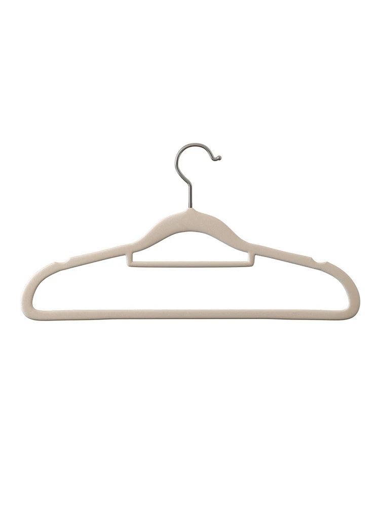 Premium Velvet Hangers 50 Pack Ivory Suit Hangers Non Slip Heavy Duty Clothes Hangers for Closet Jacke Shirt Pants and Suit Hook