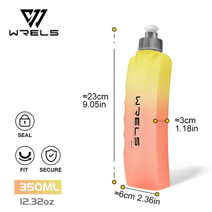 WRELS Sport Water Bottle Material Sports Fitness Running Riding Camping Hiking Portable Kettle Lightweight Water Bottle