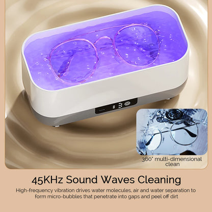 Ultrasonic Glasses Cleaning Ultrasound Jewelry Cleaner Machine High Frequency Ultrasonic Cleaning Bath For Jewelry Makeup Brush