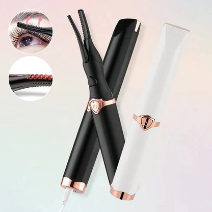 Electric 3 Gears Adjustment Heated Eyelash Curler Rechargeable Eyelash Curler Long-lasting Results Sleek Lash Curler Time-saving