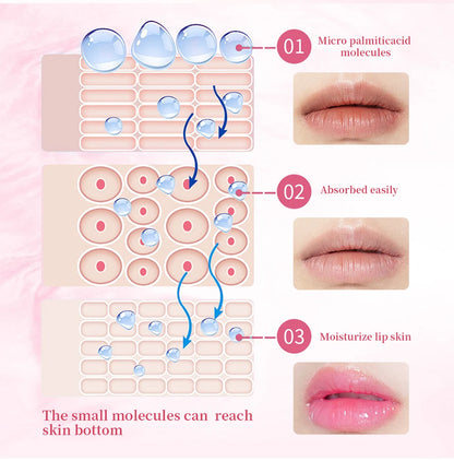 Pink Lips Serum Lip Balm Plumper Serum Reduces Fine Lines Brighten Lipgloss Anti-Drying For Women Pink Lips Instant Volumising