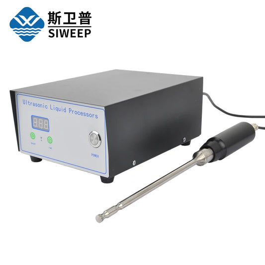 28KHz Lab Ultrasonic Homogenizer Ultrasound Rod Sonicator Vibration Bar for Medicine Herbal Plant Extractor Oil Liquid Mixing