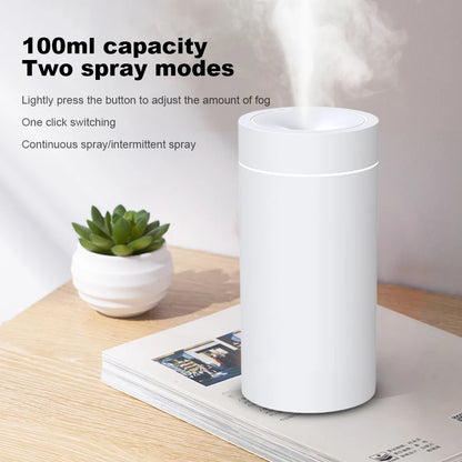 100ml Car Essential Oils Diffuser Rechargeable Car Humidifier Aromatherapy Diffuser Car Mini Portable Diffuser for Home Bedroom