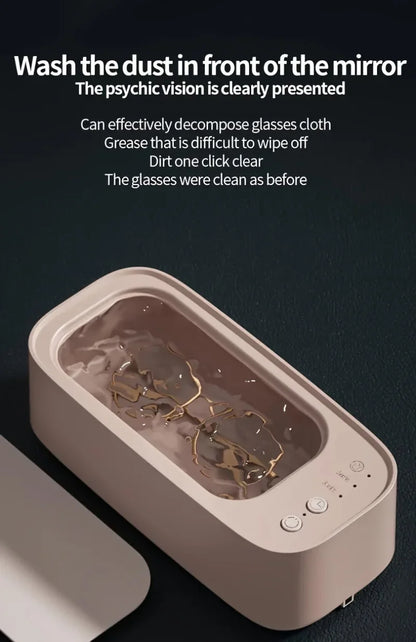 Xiaomi MIJIA Ultrasonic Glasses Cleaning Machine 45KHZ Ultrasound Jewelry Cleaner Machine High Frequency Ultrasonic Cleaner 2025