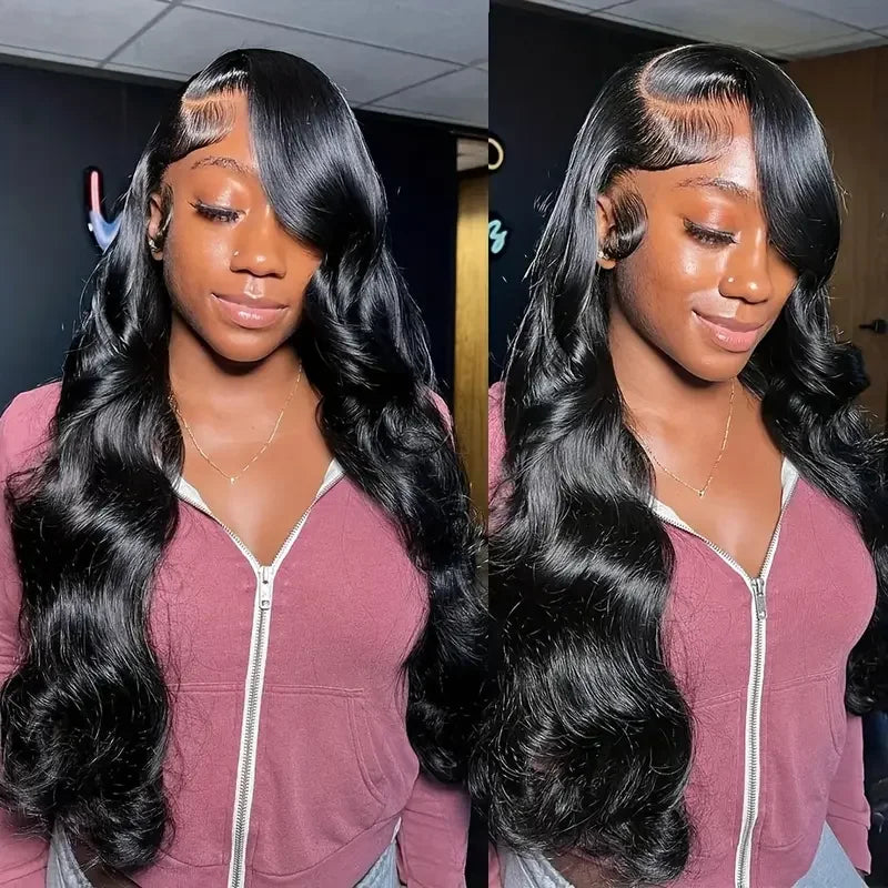 13x4 Body Wave HD Transparent Lace Front 100% Human Hair Wig 30 38 Inch 13x6 Frontal Wig Brazilian PrePlucked Remy Fast shipping