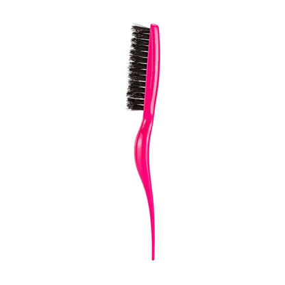 Professional Handle Triplex Comb with Row Brush Bristles for Salon Hairbrush with Pointed Tail