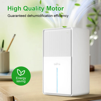 Portable Large 3.0L Dehumidifier for Home, Quiet Air Dryer for Mould, Moisture, and Damp Control, Ideal for Bedrooms, Basements